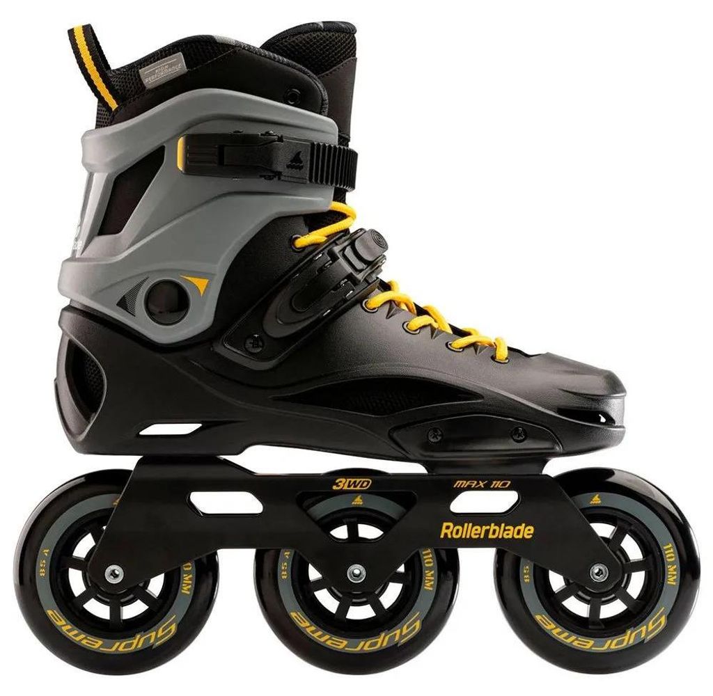 Rollerblade RB 110 Black/Saffron Yellow 45,5 Rolki inline Zdjęcie produktu 