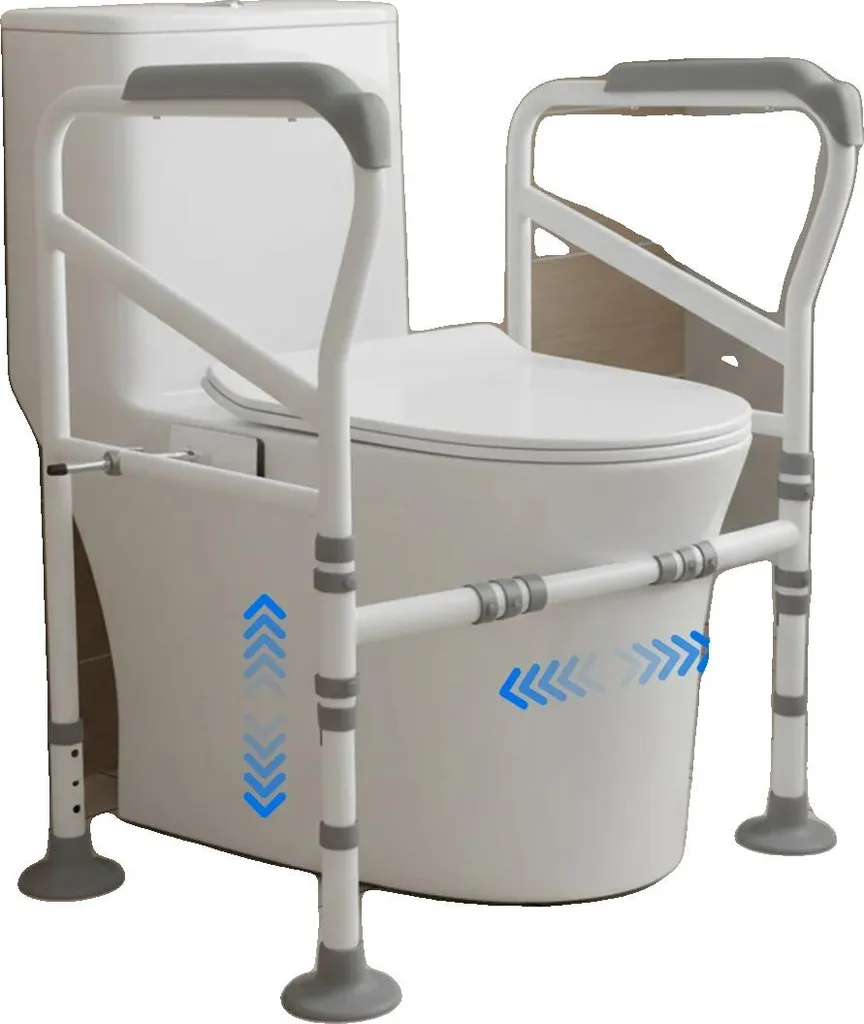 Sécuriser vos WC sans travaux cadre de soutien 150kg réglable et stable