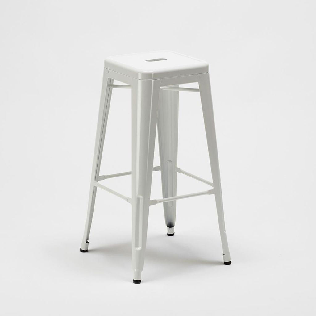Tabouret de bar 76cm en acier métal pour bar et cuisine Image du produit 