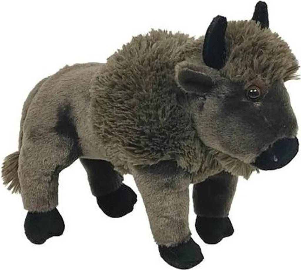 Peluche bison pour décoration chambre enfant doudou DUBI 35 cm 31341