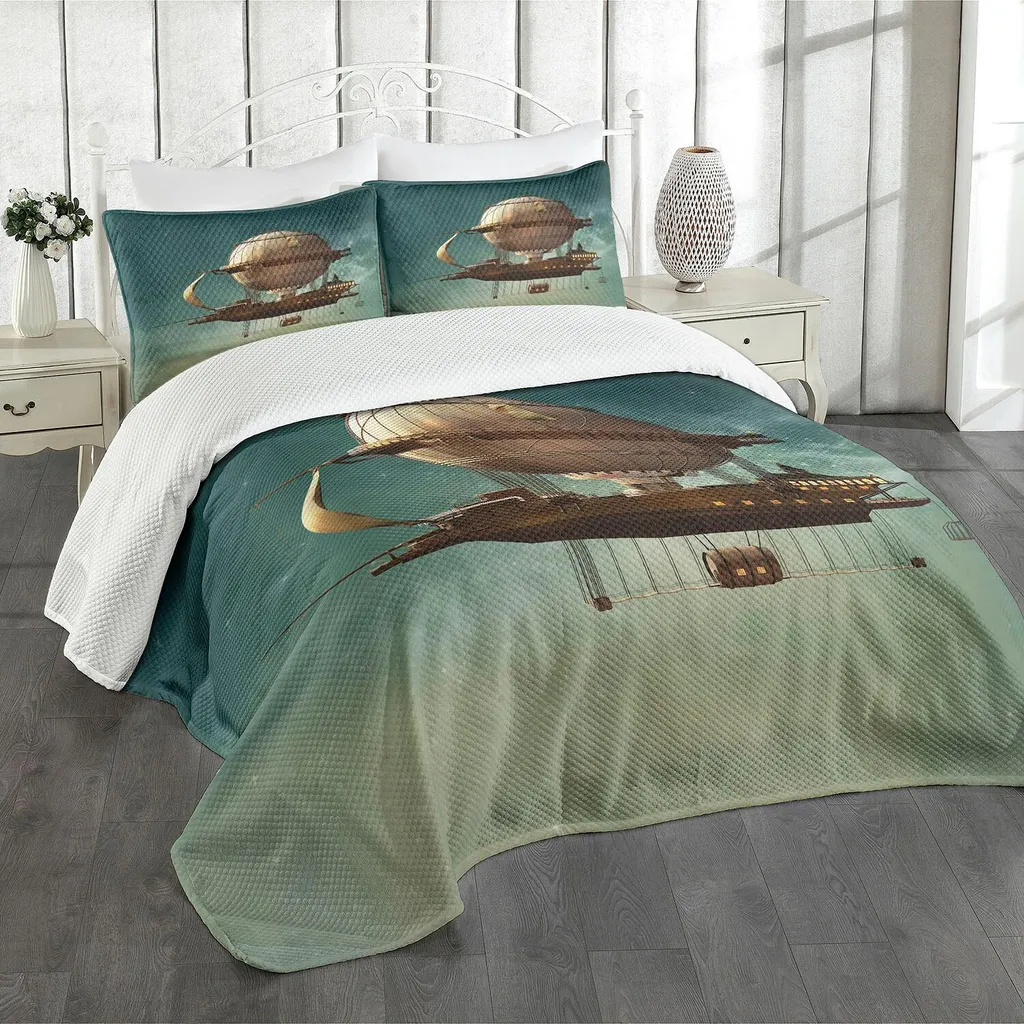 Copriletto ABAKUHAUS Surreale 220x220 - L'Arte di Sognare in Verde