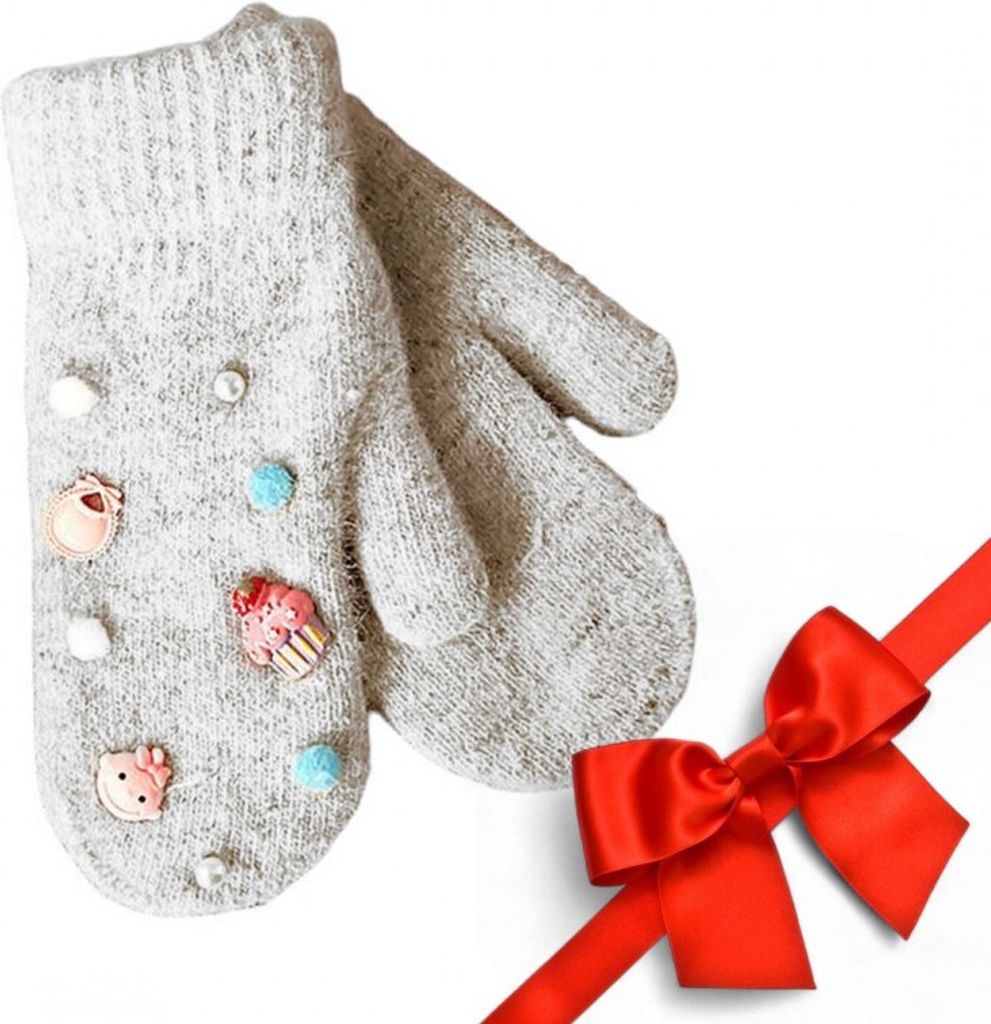 Handschuhe cute rek113 grau