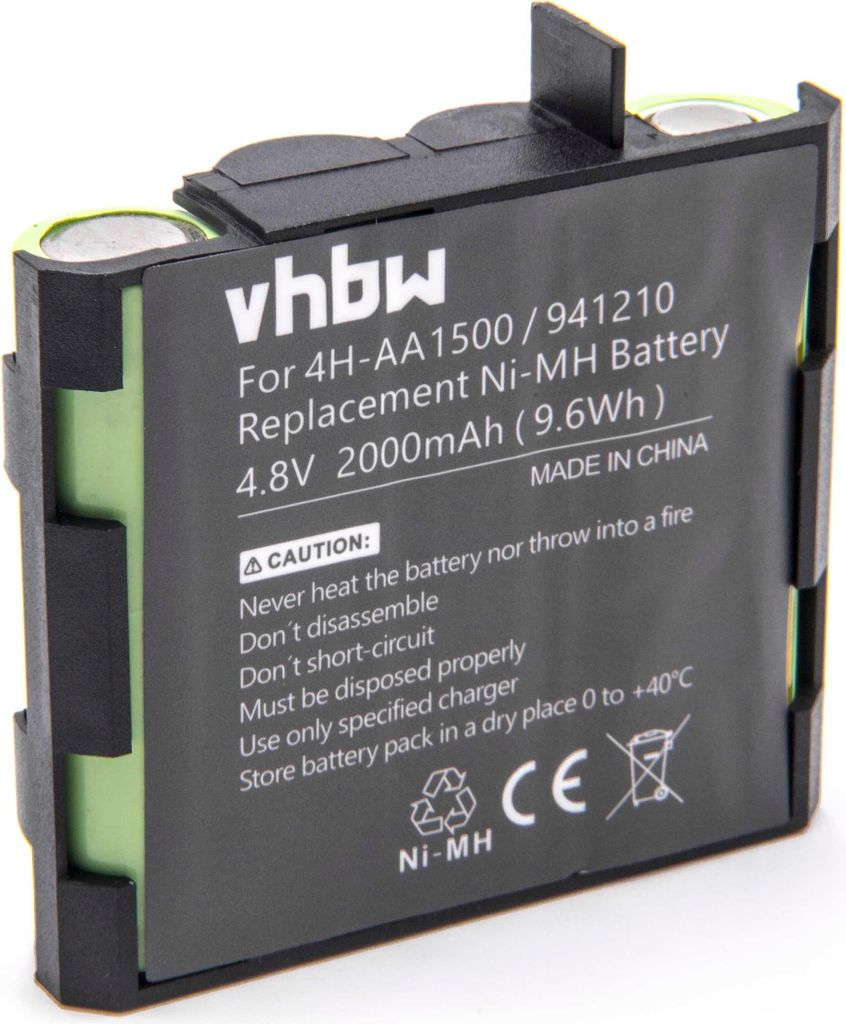 vhbw Akku kompatibel mit Compex Mi, Mi-Fitness, Full Produktbild 