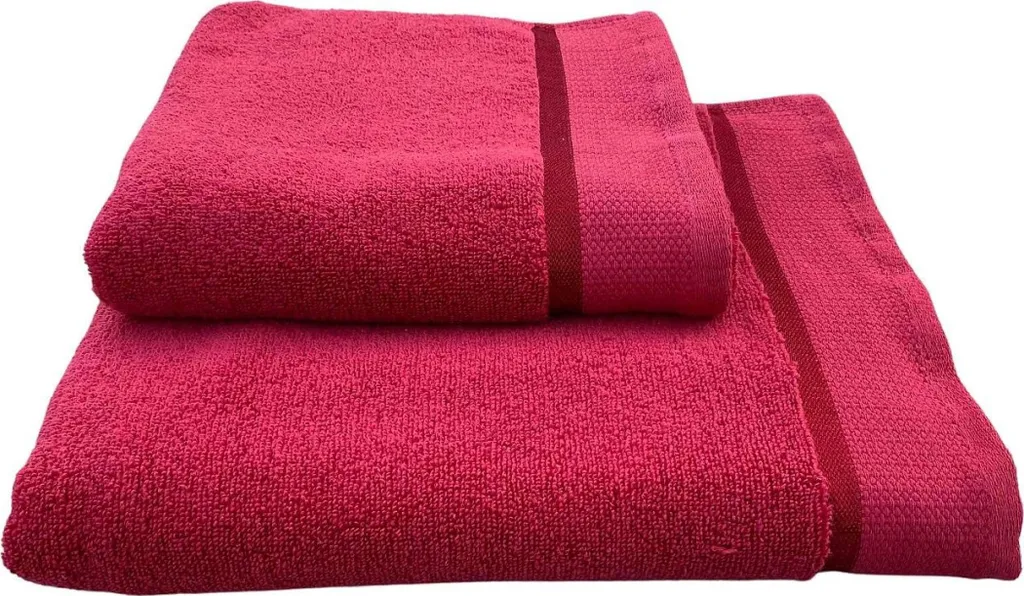 Asciugamano Colore 70x140 cm bordeaux scuro