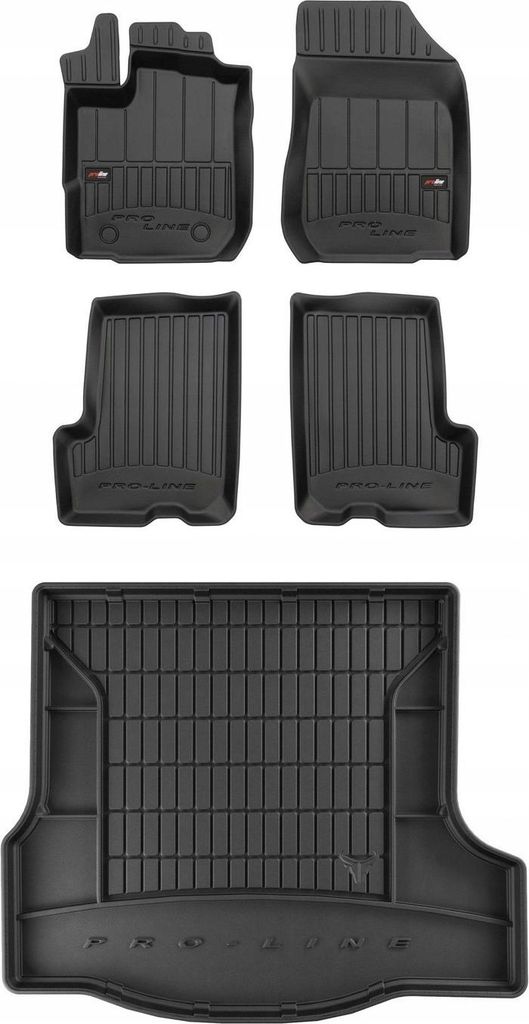 3D SET Gummimatten und Matte Dacia Logan 2 Limousine 2012-2020