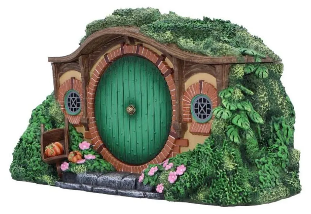 Seigneur des Anneaux Boîte de rangement The Shire en bois gravé - 20cm