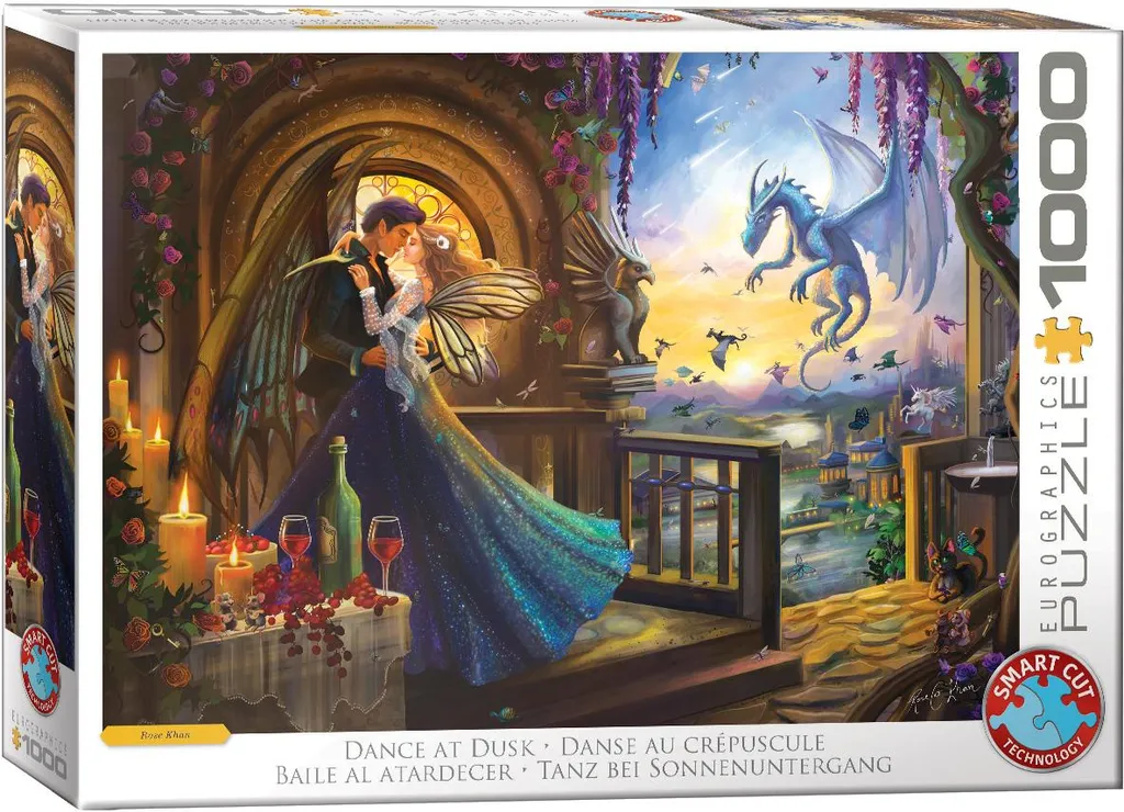 Puzzle 1000 pièces sans reflets Danse au crépuscule Eurographics