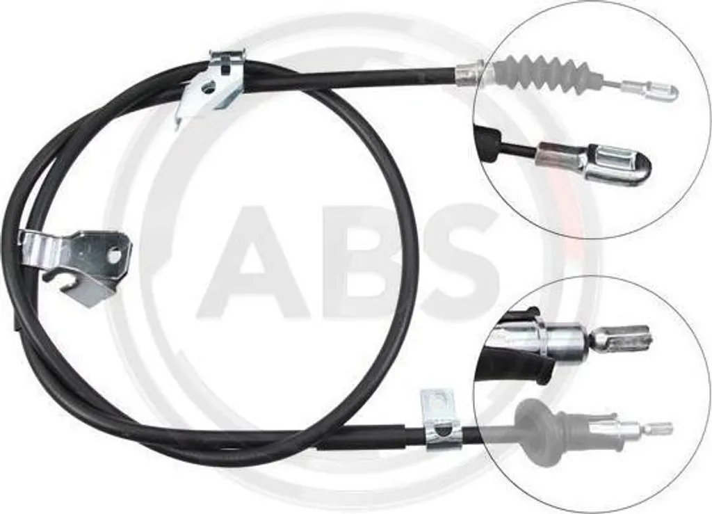 Réparer un frein à main lâche sur Colt ou Forfour : Câble A.B.S. K17268