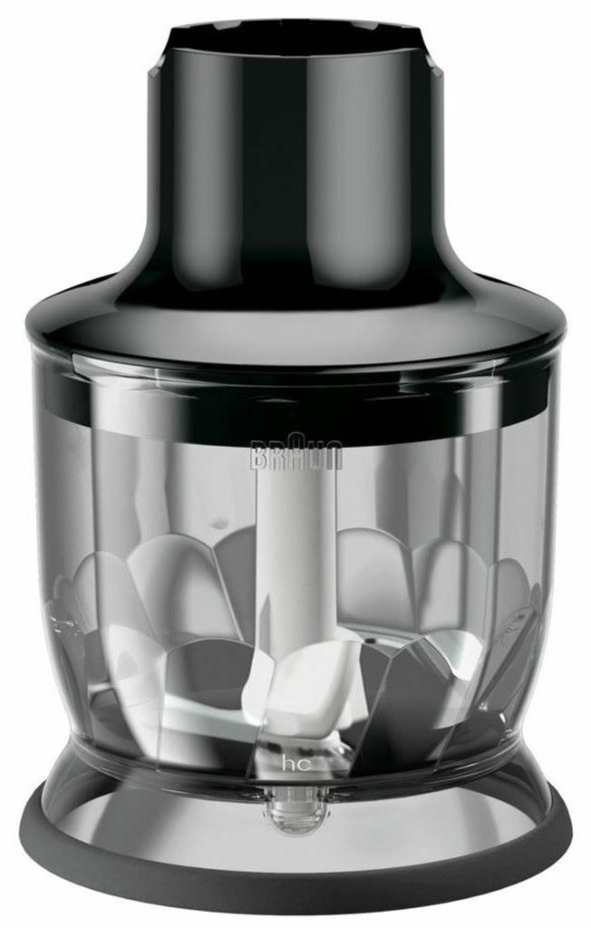 Braun MQS 200, 0,35 l, Schwarz, Transparent, Edelstahl, Produktbild 