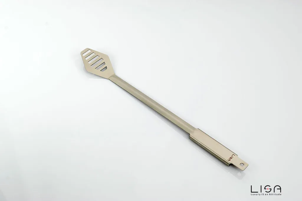 LISA - Spatule à grillades en acier inoxydable pour barbecue et plancha