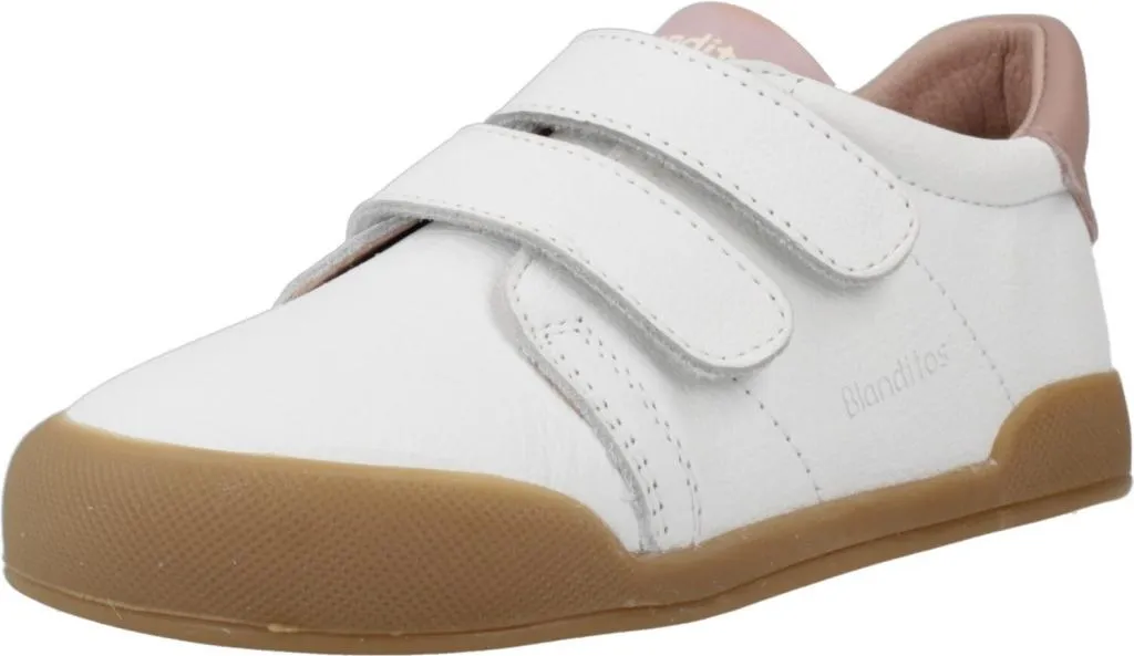 Chaussures Premiers Pas Blanditos Londresbd Blanc - Basket Souple