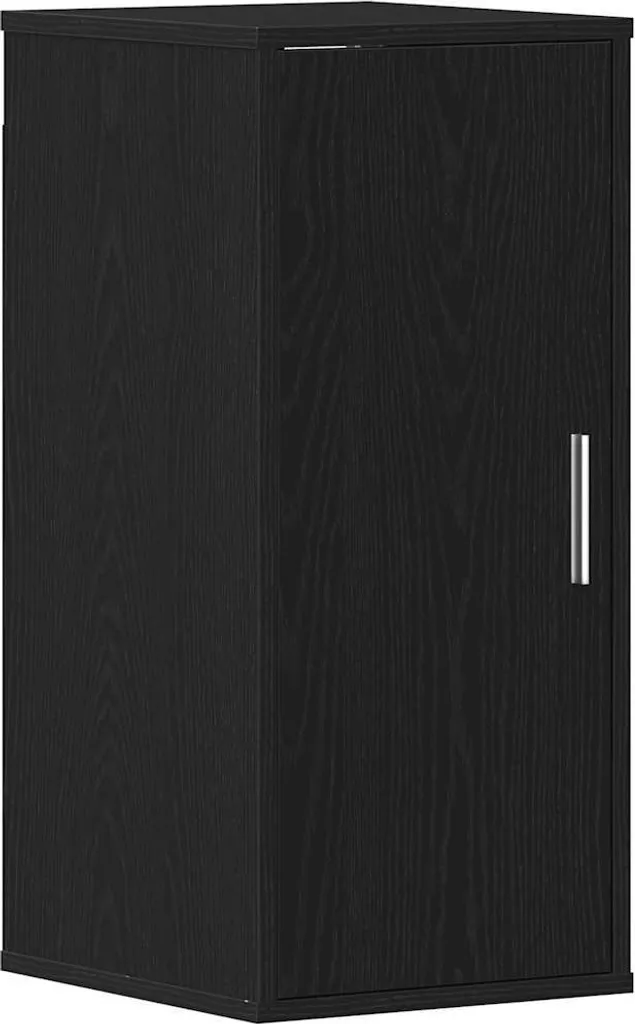 Mobile Scarpiera Moderna 32x35x70 cm Rovere Nero | Design Minimalista