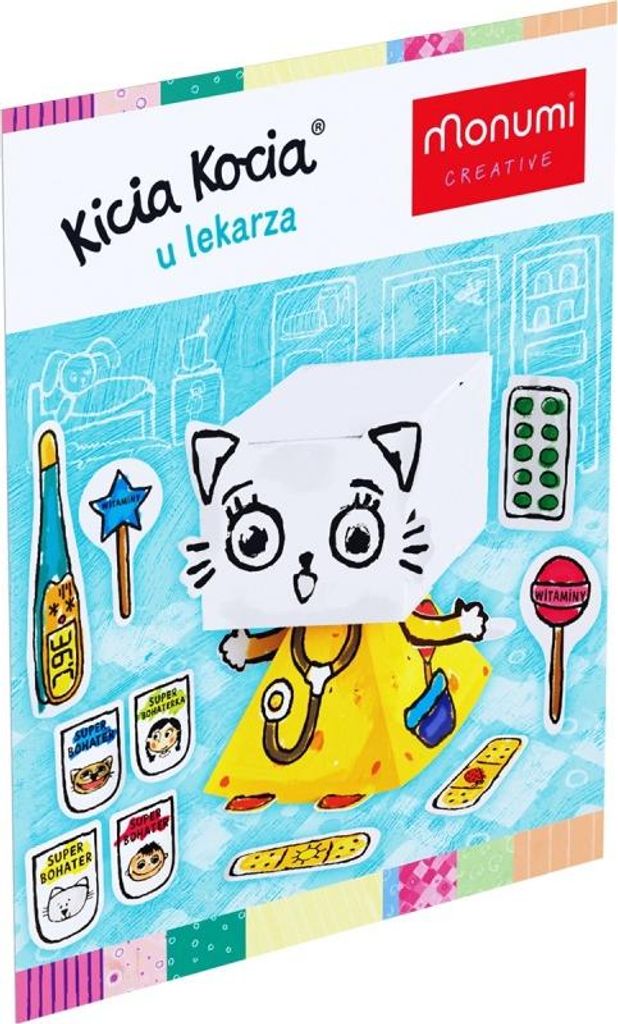 Malbuch Kätzchen beim Arzt Monumi