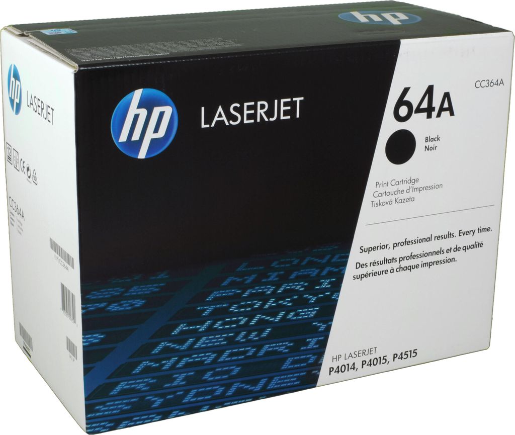 HP 64A Schwarz Original LaserJet Tonerkartusche, 10000 Produktbild 