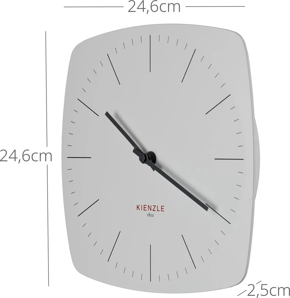 Horloge murale Kienzle DCF automatique - Silencieuse et ultra précise