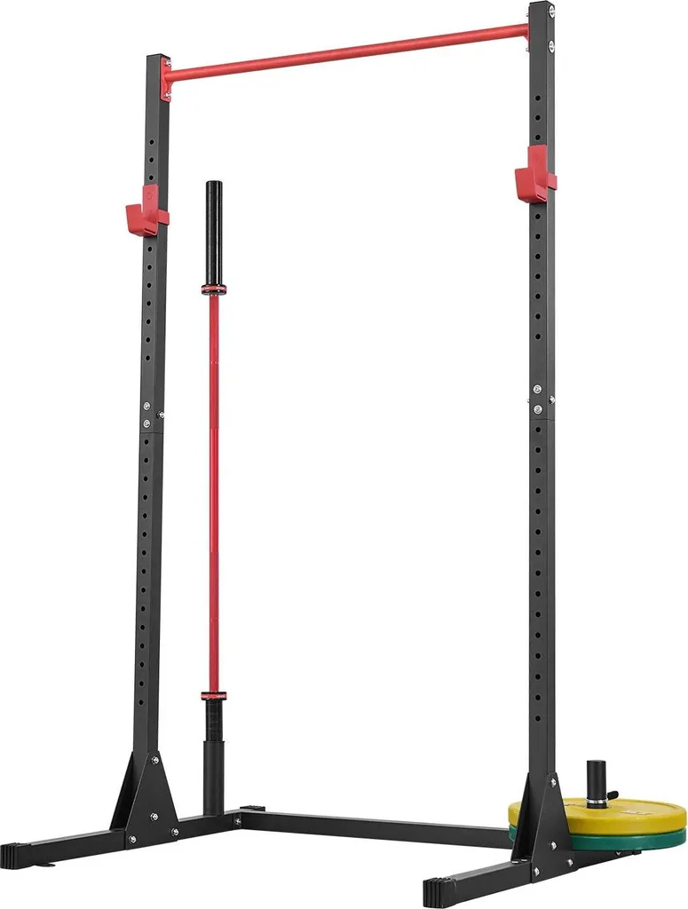 Support de Squat avec Barre de Traction Station de Musculation Maison - 11