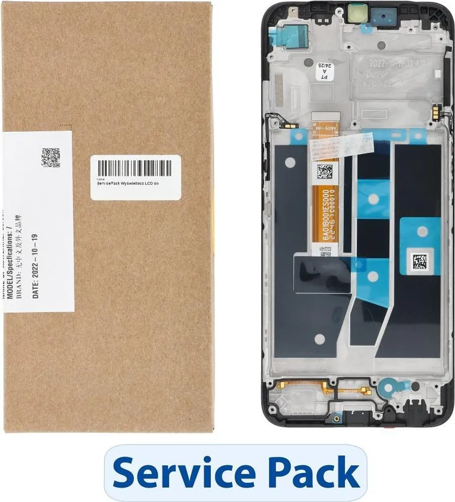 Bloc Écran de Remplacement pour OPPO A16 et A16s - Dalle LCD 4908018 HD+