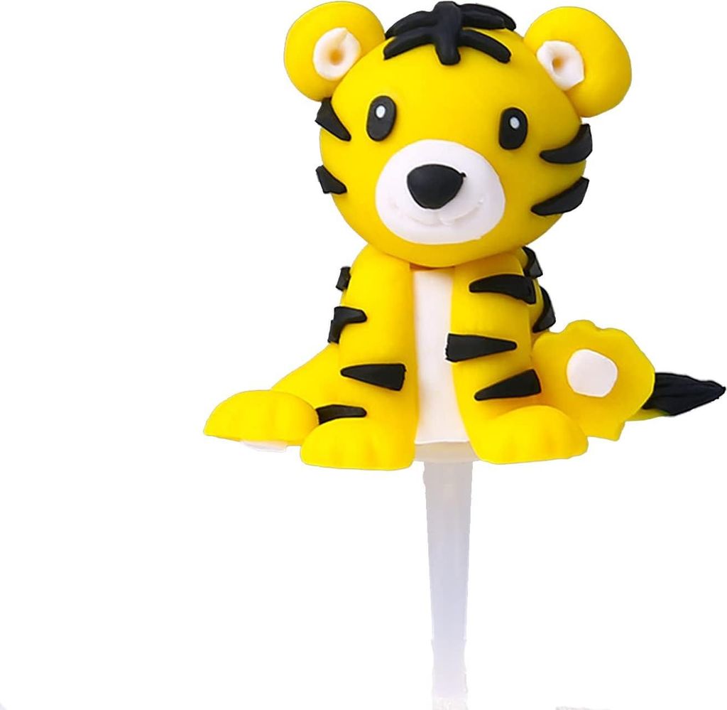 4 Stück Waldtiere Torten-Dekoration für Geburtstag - Dschungel Torten-Topper für festliche Anlässe