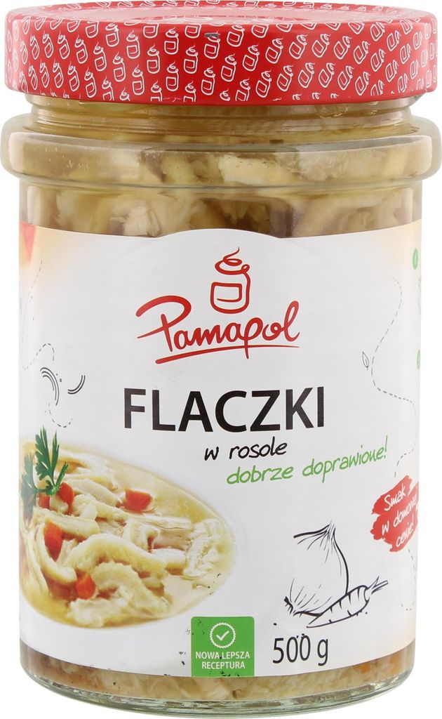 Pamapol "Flaczki w rosole" Kuttelsuppe mit Gemüsebrühe 500g