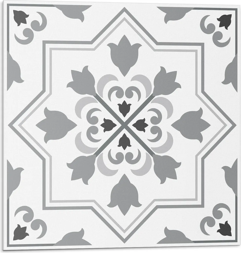 Decorazioni Murali 3D Autoadesive - Pannelli 50x50cm Motivo Floreale