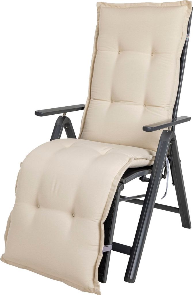 Auflage Relaxliege Florence 2081 beige 168x49x8 cm KETTtex Produktbild 