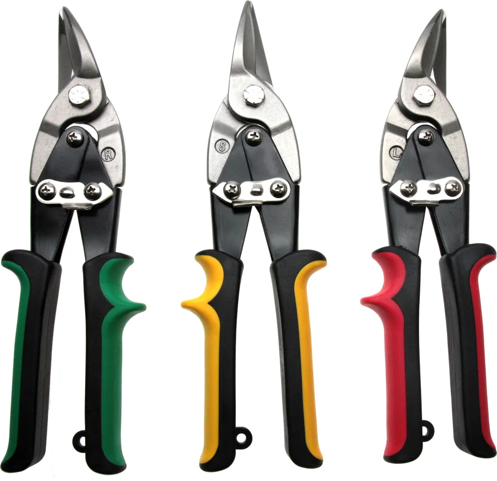 TOPEX Forbici Stagno 250mm Taglio Destro | Utensile per Lamiera 1.2mm