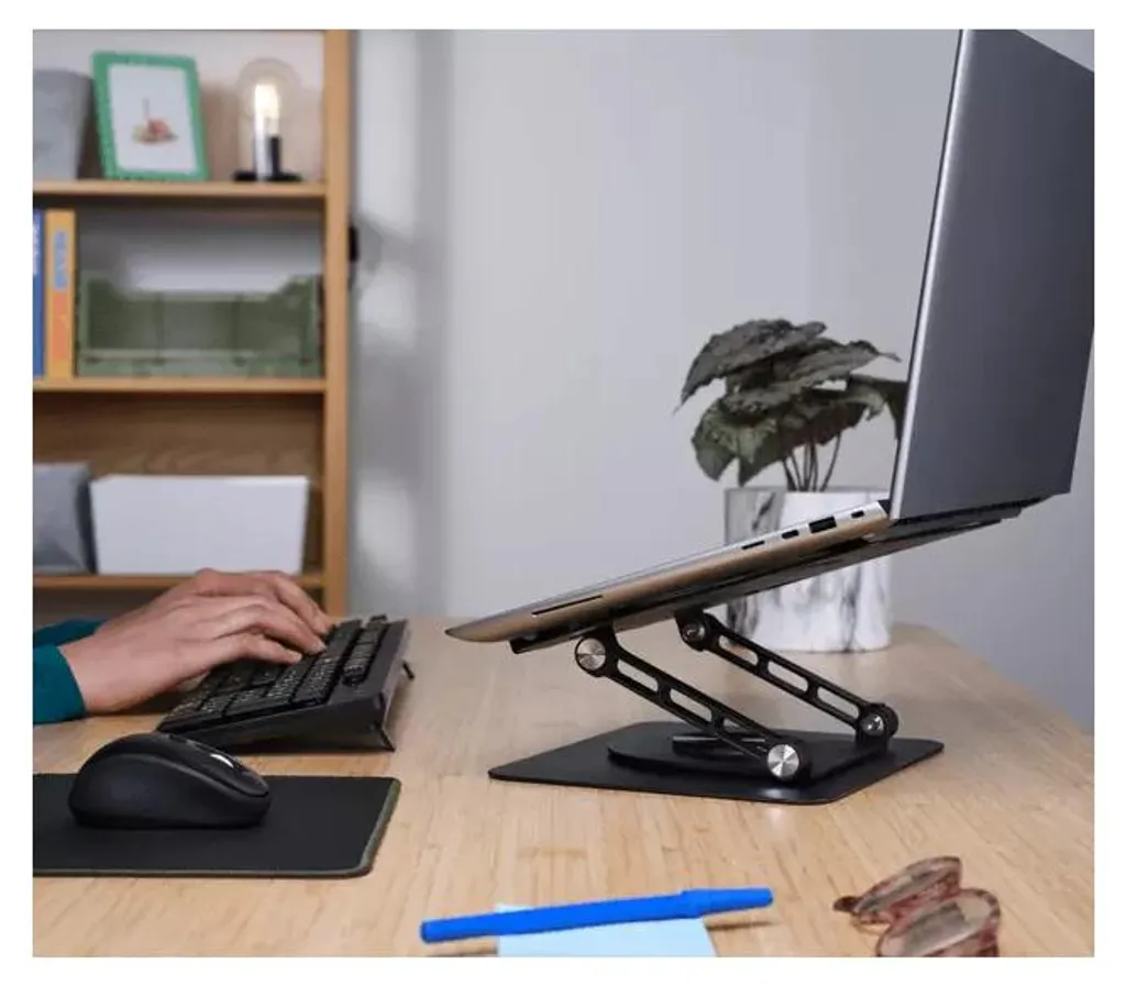 Support Ordinateur 16 Pouces Trust Zeff Noir Idéal pour Télétravail