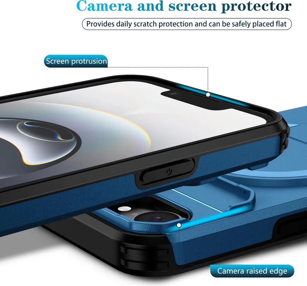 Custodia iPhone 16e Blu Anti-Urto: Protezione Bambini e Cadute - 7