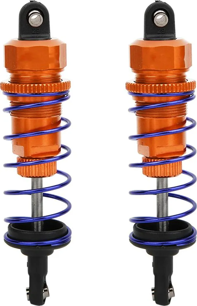 2 Ammortizzatori 92mm RC ZD Racing 7358 1/10 Olio Regolabili Arancione