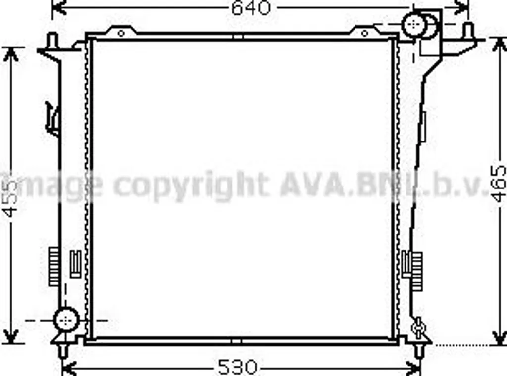 Évitez la surchauffe avec le radiateur AVA HY2207 OE 253101H800 i30