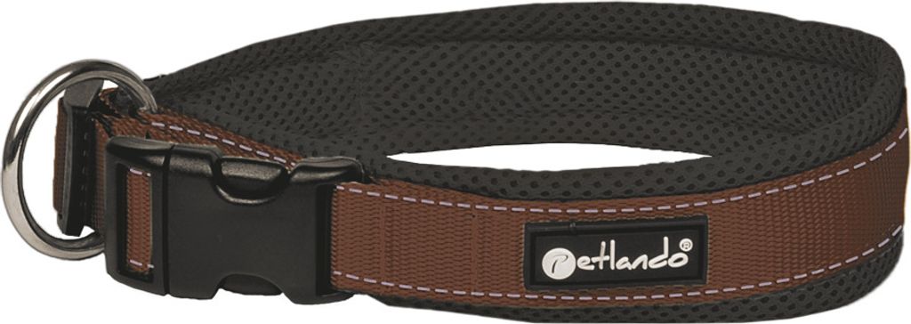 Petlando Outdoor Halsband mokka Größe M