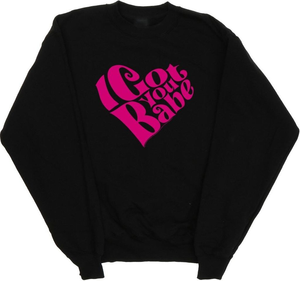 Sonny & Cher - "I Got You Babe" Sweatshirt für Damen BI33483 (XL) (Schwarz)