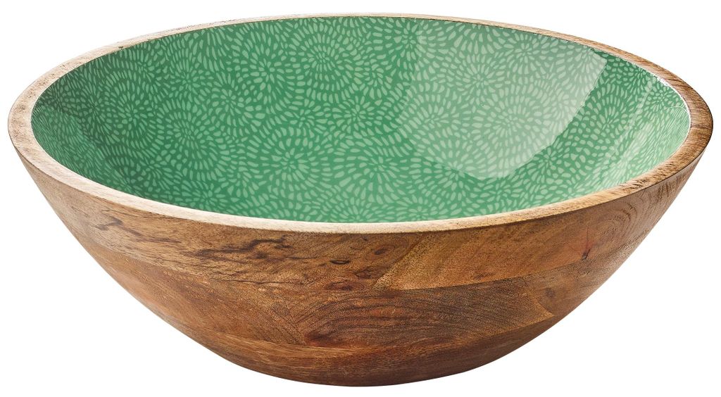 Zassenhaus Schüssel BRUSH GREEN, Mango, Ø 35 cm x 12 cm 80421 4006528080421