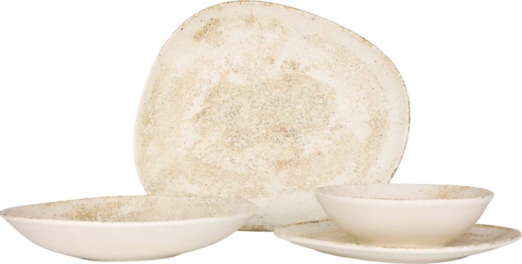 Bonna Geschirrset - Nacrous - 24 teilig - 6 Personen - Porzellan