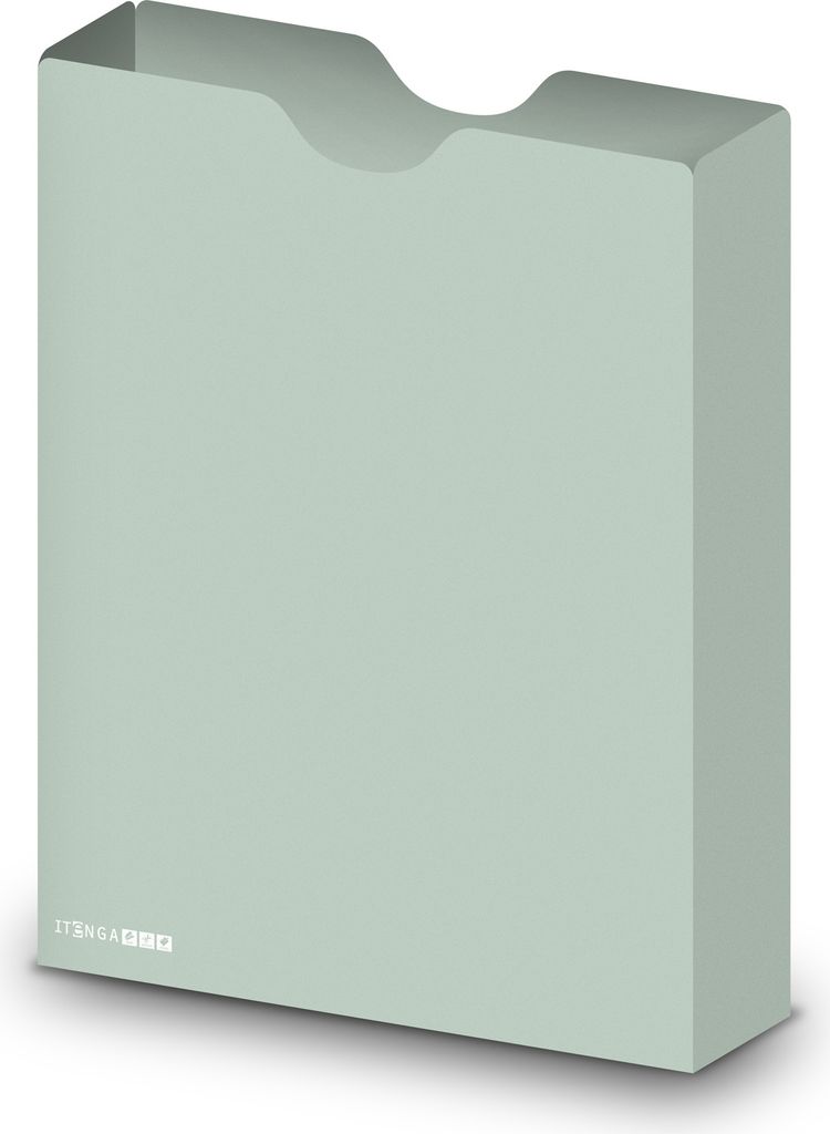 itenga Heftbox DIN A4 Hochformat aus PP eukalyptus grün Produktbild 