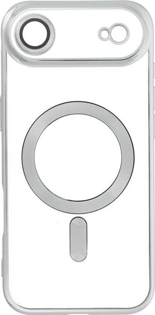 ELECTRO MAG COVER Handyhülle kompatibel mit MagSafe passend für IPHONE 17 Air silber