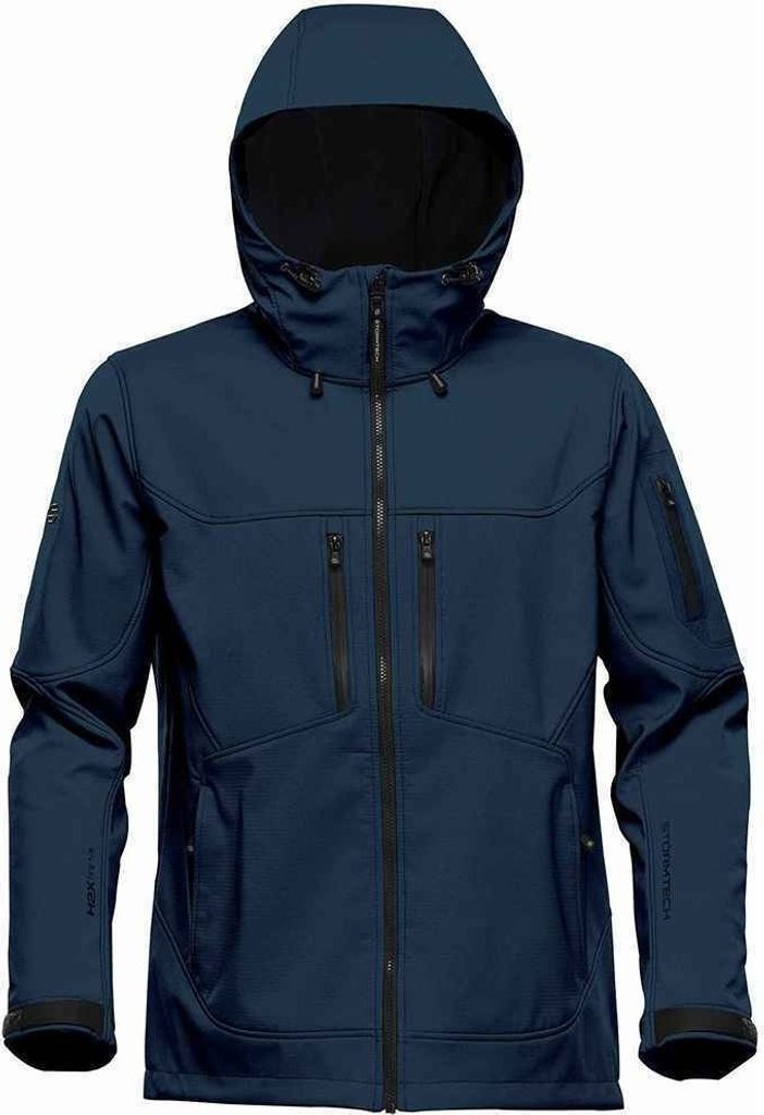Stormtech - "Epsilon 2" Softshelljacke mit Kapuze für Herren PC4483 (3XL) (Marineblau/Graphitgrau)