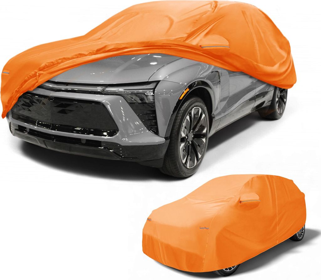 Autoabdeckung Wasserdicht Alle Wetter Automobil Au?en Vollst?ndige Au?enabdeckung fš¹r Honda Prologue Aluminiumfolie Baumwolle Orange mit Reflekt...