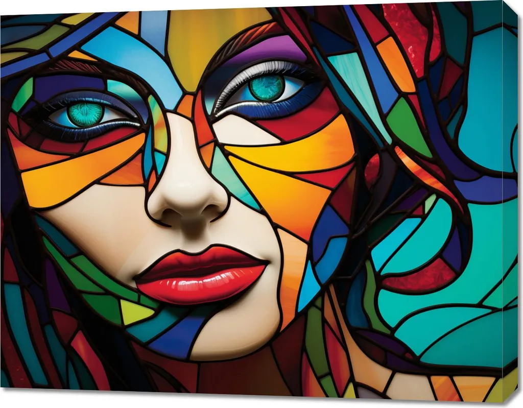 Tableau Image 90 x 70 cm Regarde-moi dans les yeux pour déco murale