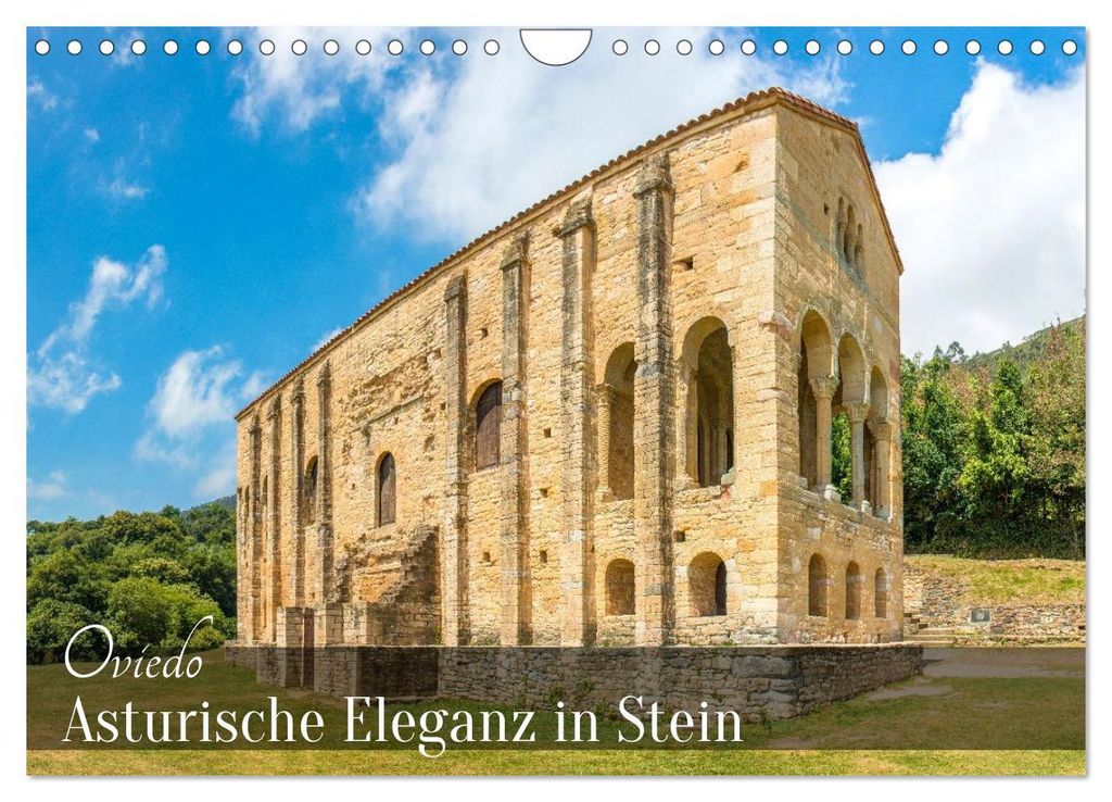 Oviedo - Asturische Eleganz in Stein (Wandkalender 2027 DIN A4 quer), CALVENDO Monatskalender