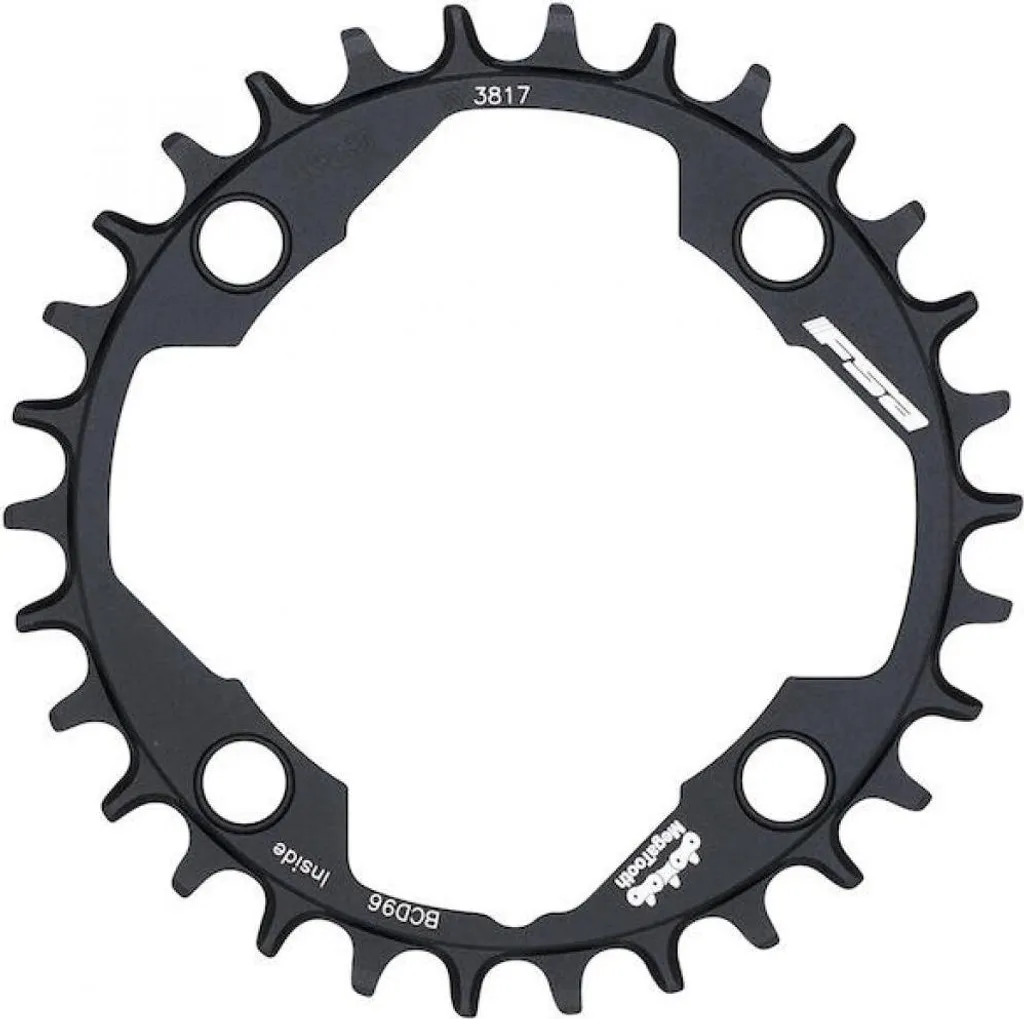 Plateau VTT FSA 36 dents 96 mm pour Pédalier Powerbox Noir Megatooth