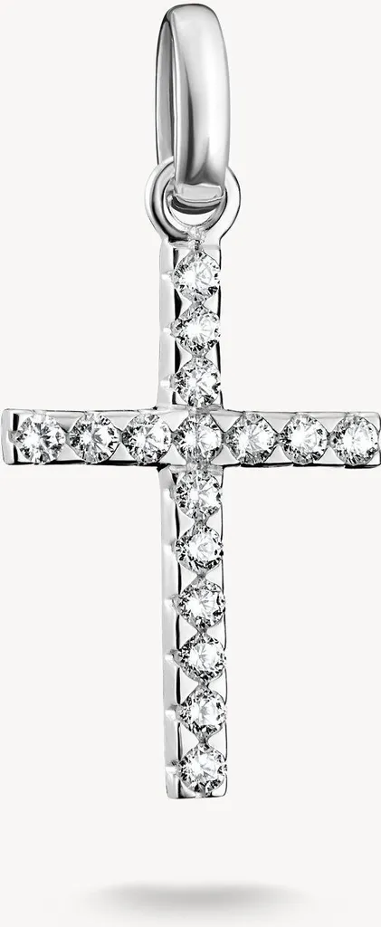 Ciondolo Croce Thomas Sabo Pietre Connect Argento - Look Iconico