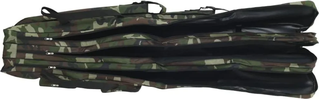 Sac de pêche 150 cm camouflage vert - Tissu Oxford ultra résistant pro