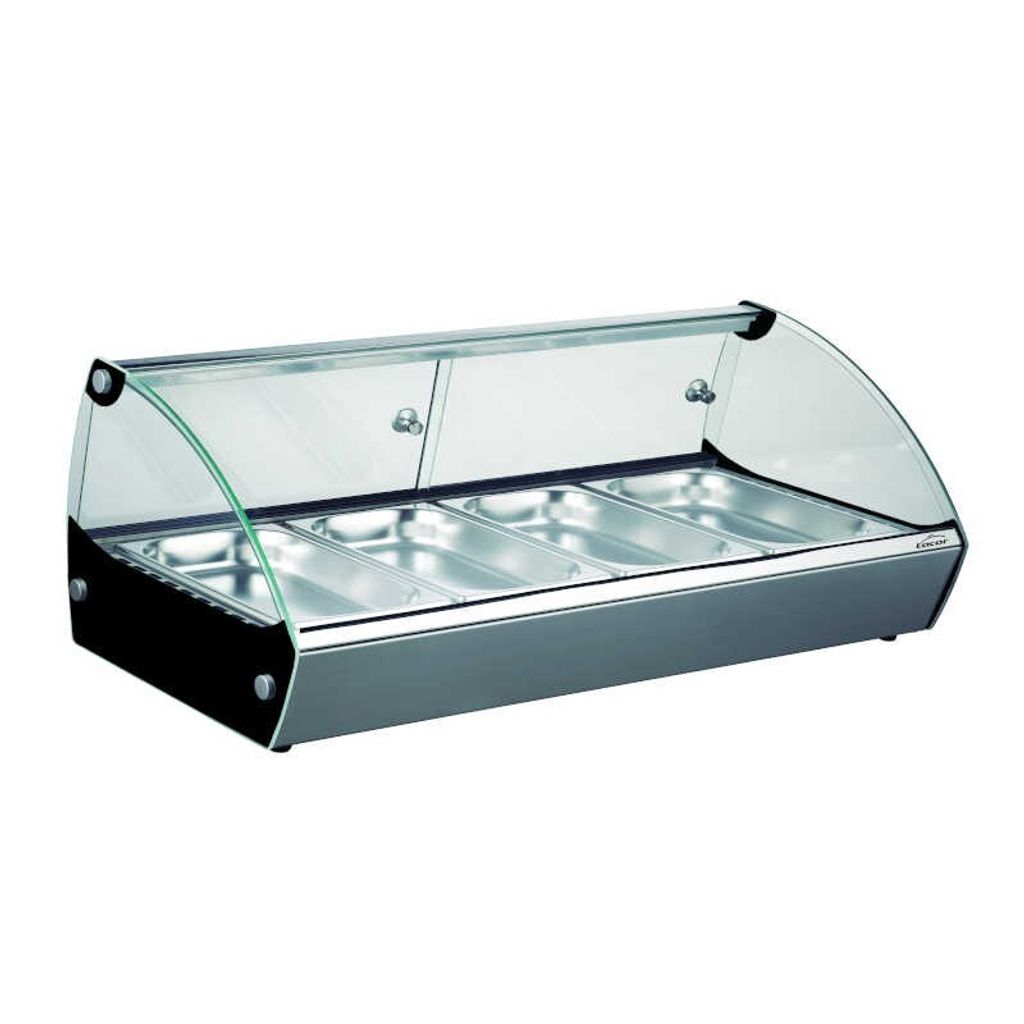 Lacor Thermovitrine aus Edelstahl und Glas