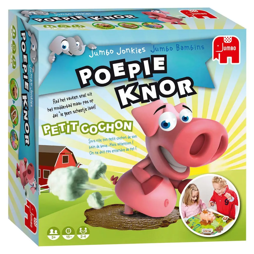 Poepie Knor Jumbo : finis les jeux de société compliqués pour vos enfants