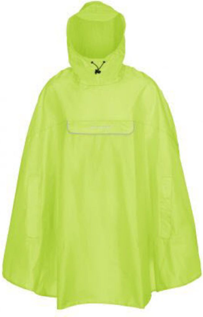 VAUDE Valdipino Poncho Rad- Regenponcho Regenjacke - neon gelb - L