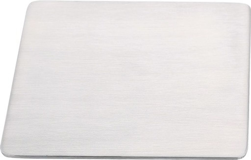 REIKA Montageplatte Ovaro für Magnetaccessoires 12x12 cm edelstahl gebürstet