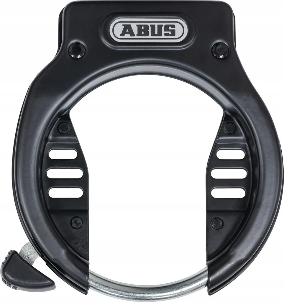 Verrou de Cadre de Vélo Abus 4650S Noir avec Système Clé Prisonnière