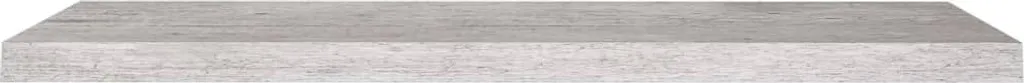 Étagères Murales Robustes en MDF Effet Béton Gris 90cm avec Fixations
