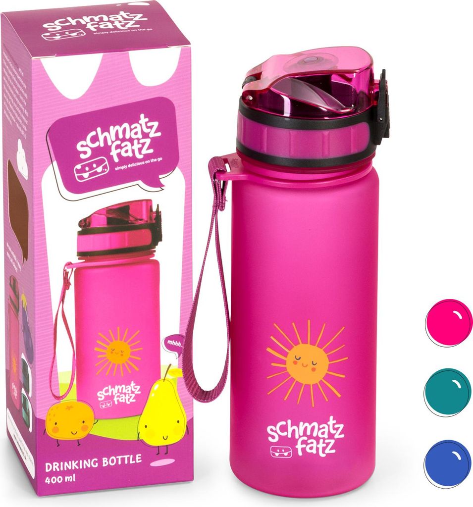 Schmatzfatz Trinkflasche, Sport-Trinkflasche für Produktbild 